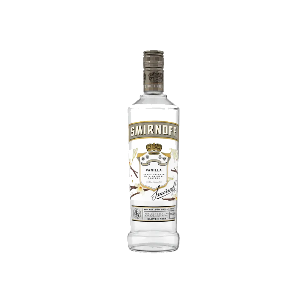 Smirnoff Vanilla 37.5° 70cl vodka aromatisée vanille