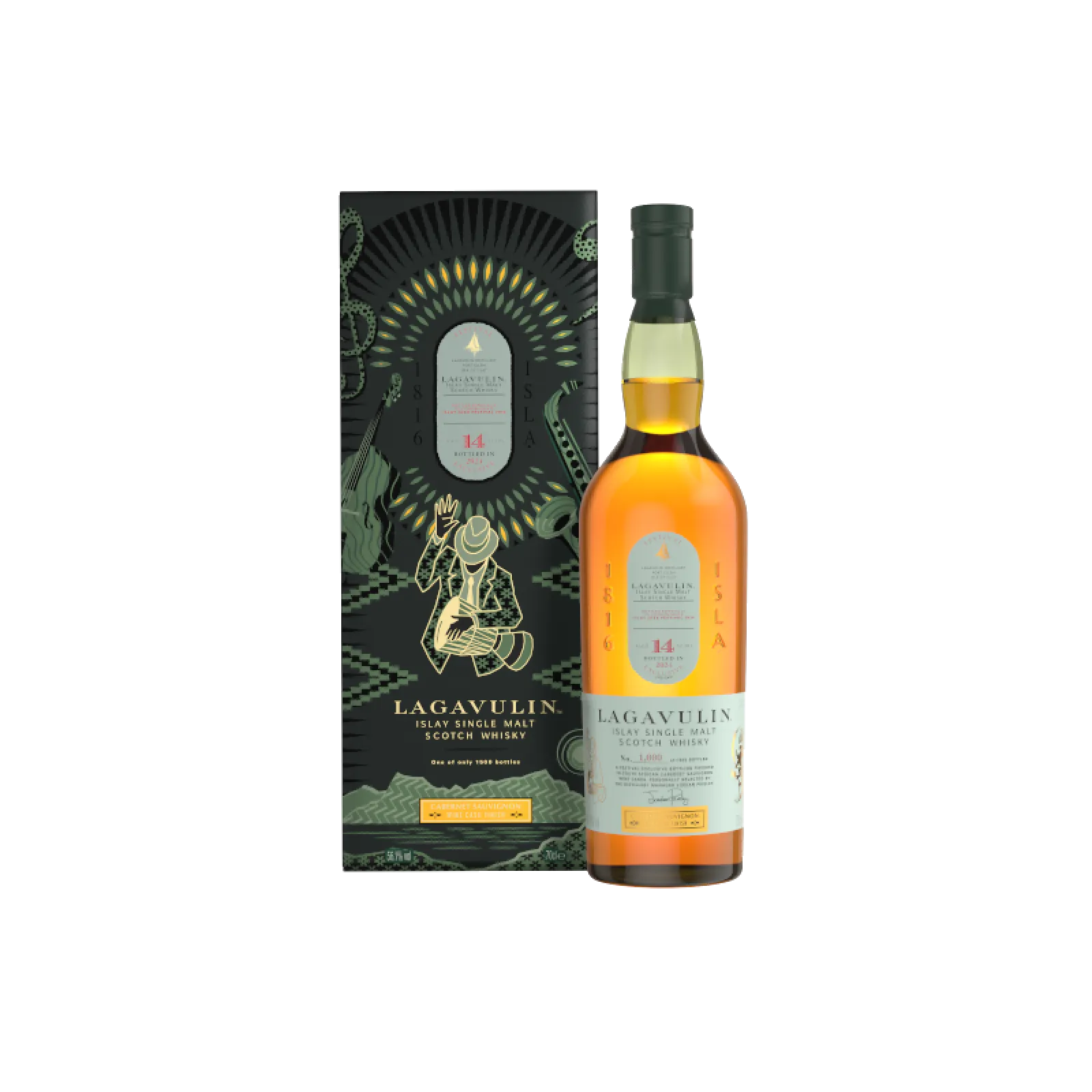 Lagavulin 14 Years Jazz Festival 2024 70cl, édition limitée