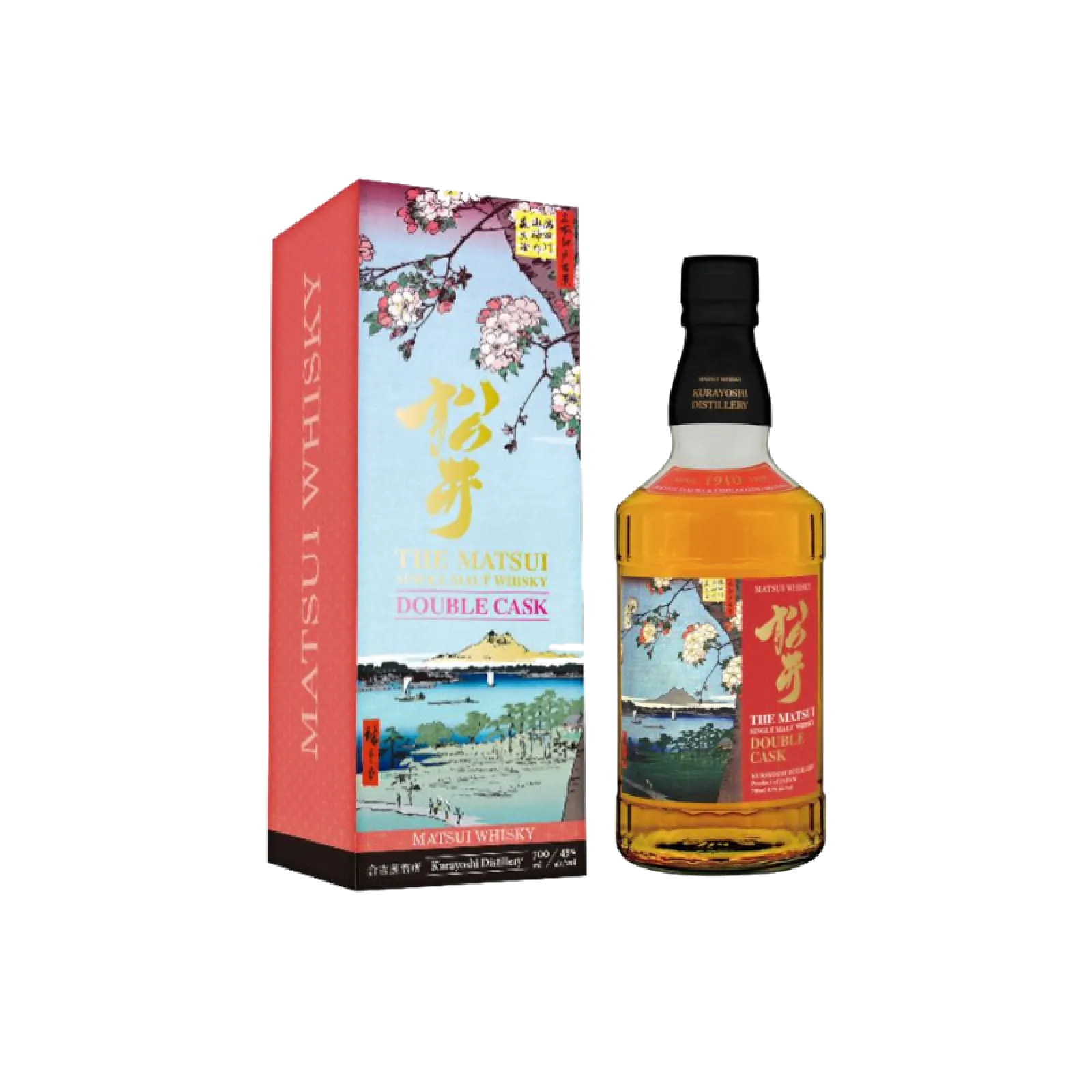 Matsui Double Cask Mizunara Sakura 70cl, whisky japonais