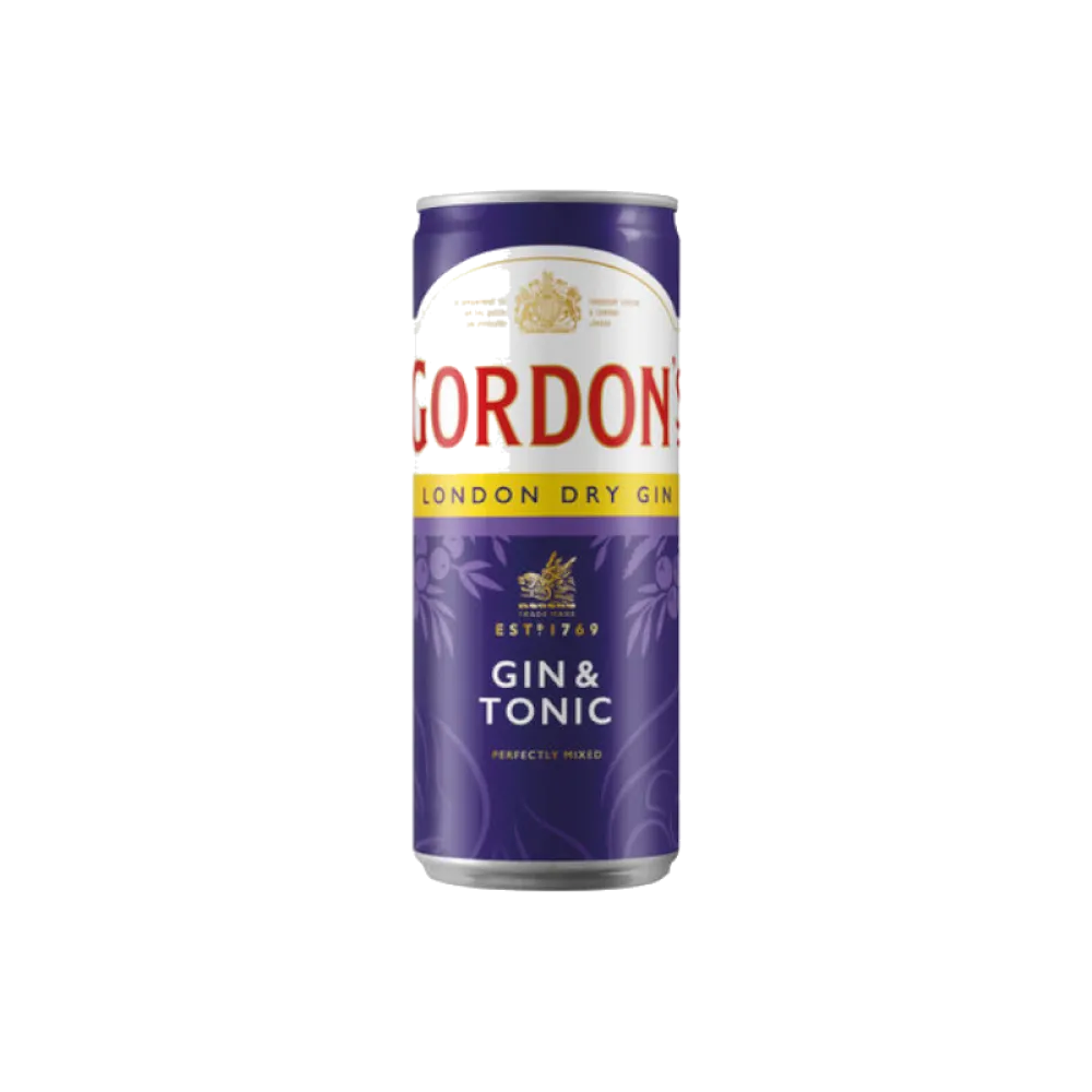 Gordon&rsquo;s & Tonic 25cl, spiritueux premium en ligne Belgique | Spirits Home