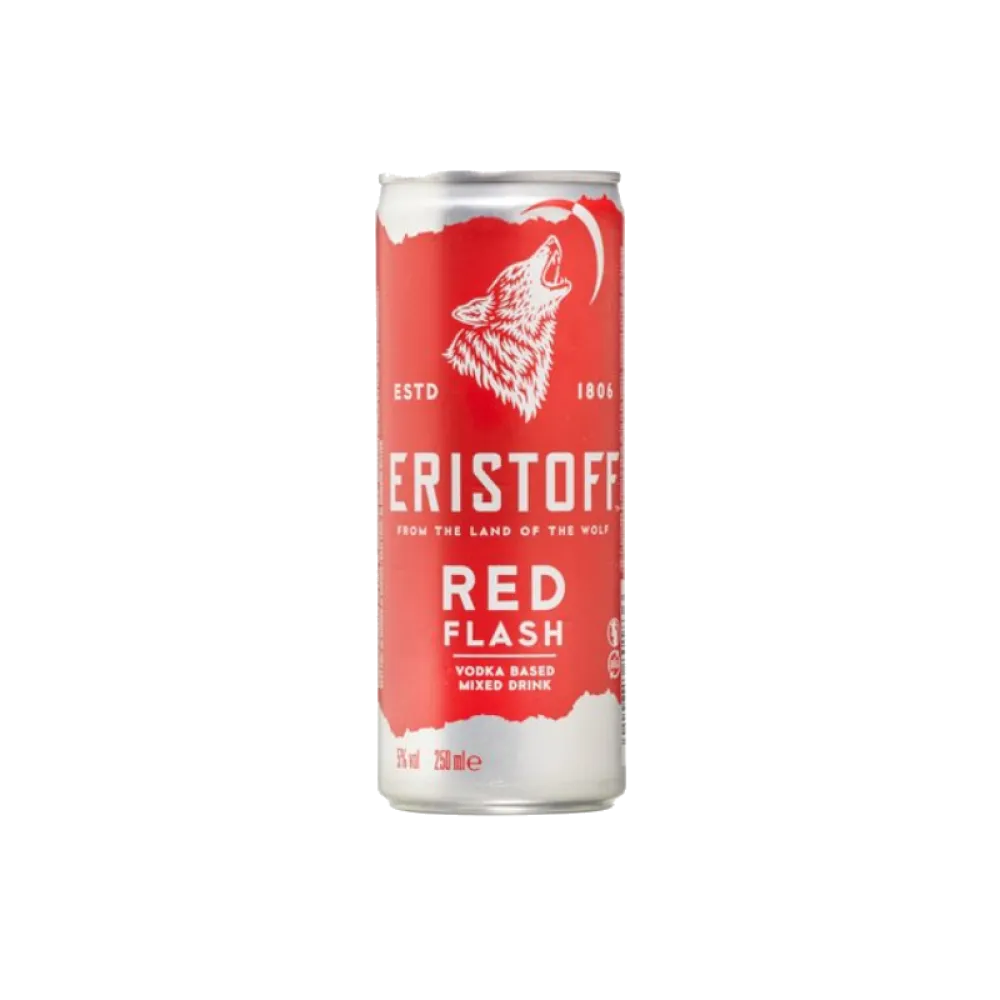Eristoff Red Flash 25cl, spiritueux premium en ligne Belgique | Spirits Home