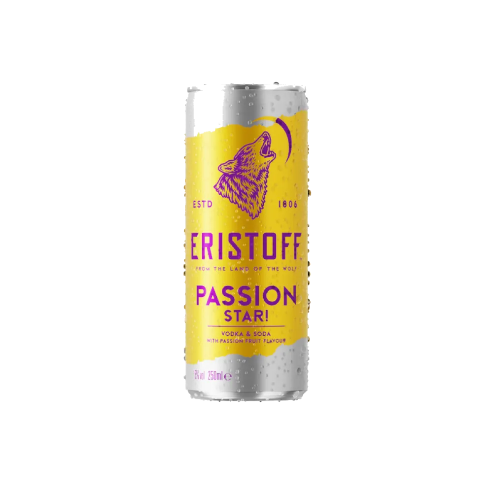 Eristoff Passion Star 25cl, spiritueux premium en ligne Belgique | Spirits Home