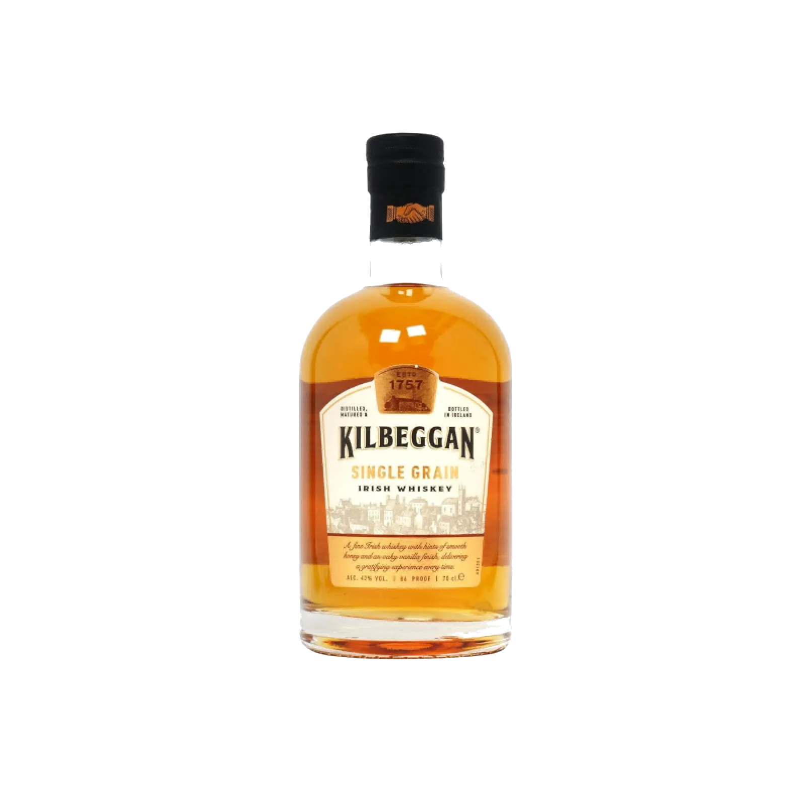 Kilbeggan Single Grain 43°, spiritueux premium en ligne Belgique | Spirits Home