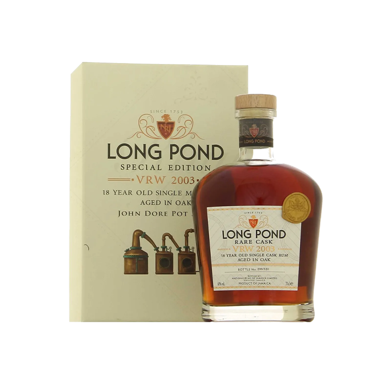 Long Pond VRW 2003, 18 Years, Édition Ultra-Limitée 70 cl