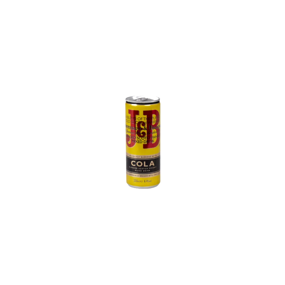J&B & Cola, Cocktail Prêt à Boire 25 cl