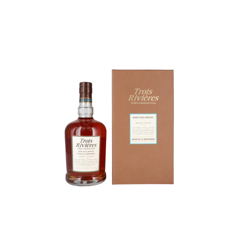 Trois Rivières 12 ans 70cl, bouteille de rhum agricole Martinique