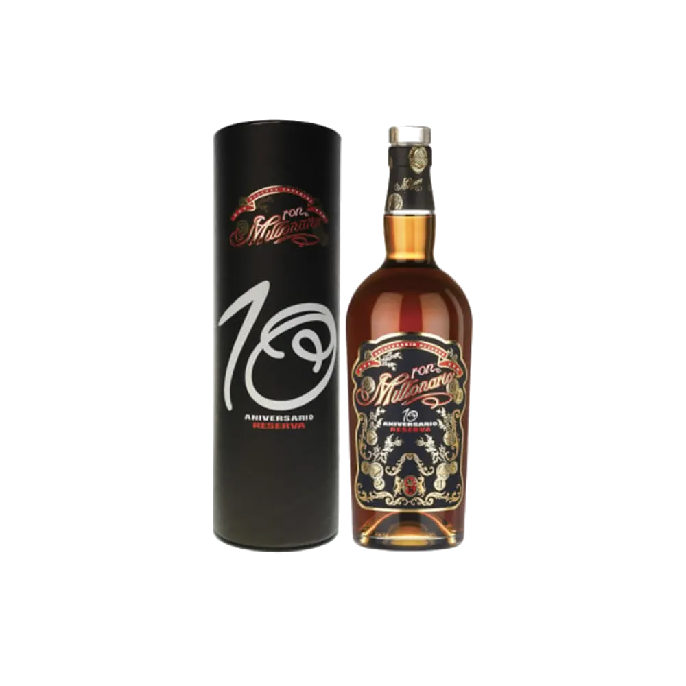 Ron Millonario 10 Aniversario 70cl, rhum péruvien méthode Solera