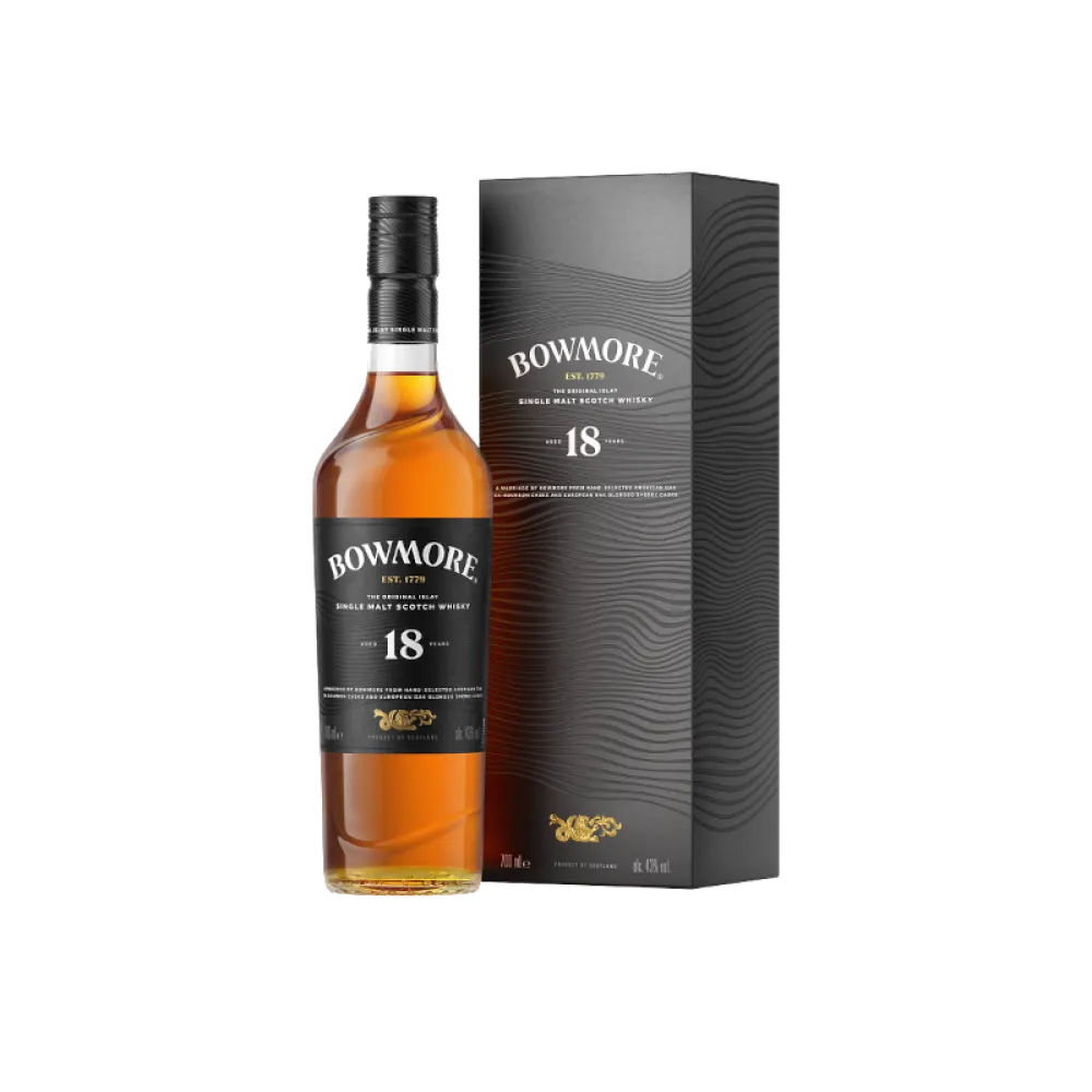 Bowmore 18 Years 43, spiritueux premium en ligne Belgique | Spirits Home