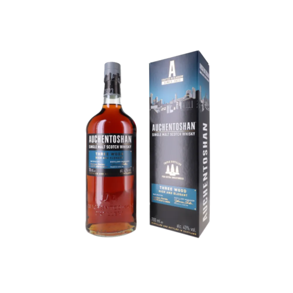 Auchentoshan Three Wood 43, spiritueux premium en ligne Belgique | Spirits Home