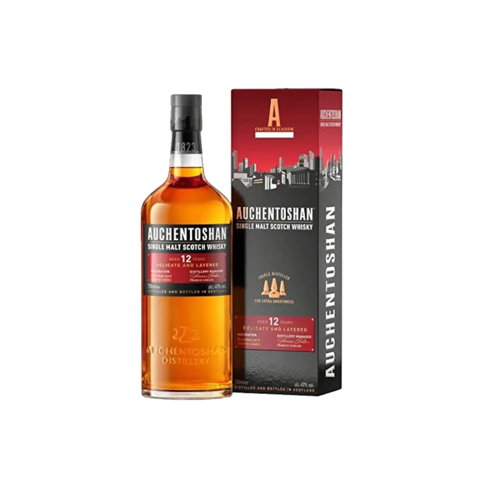 Auchentoshan 12 ans Single Malt Lowlands 70cl