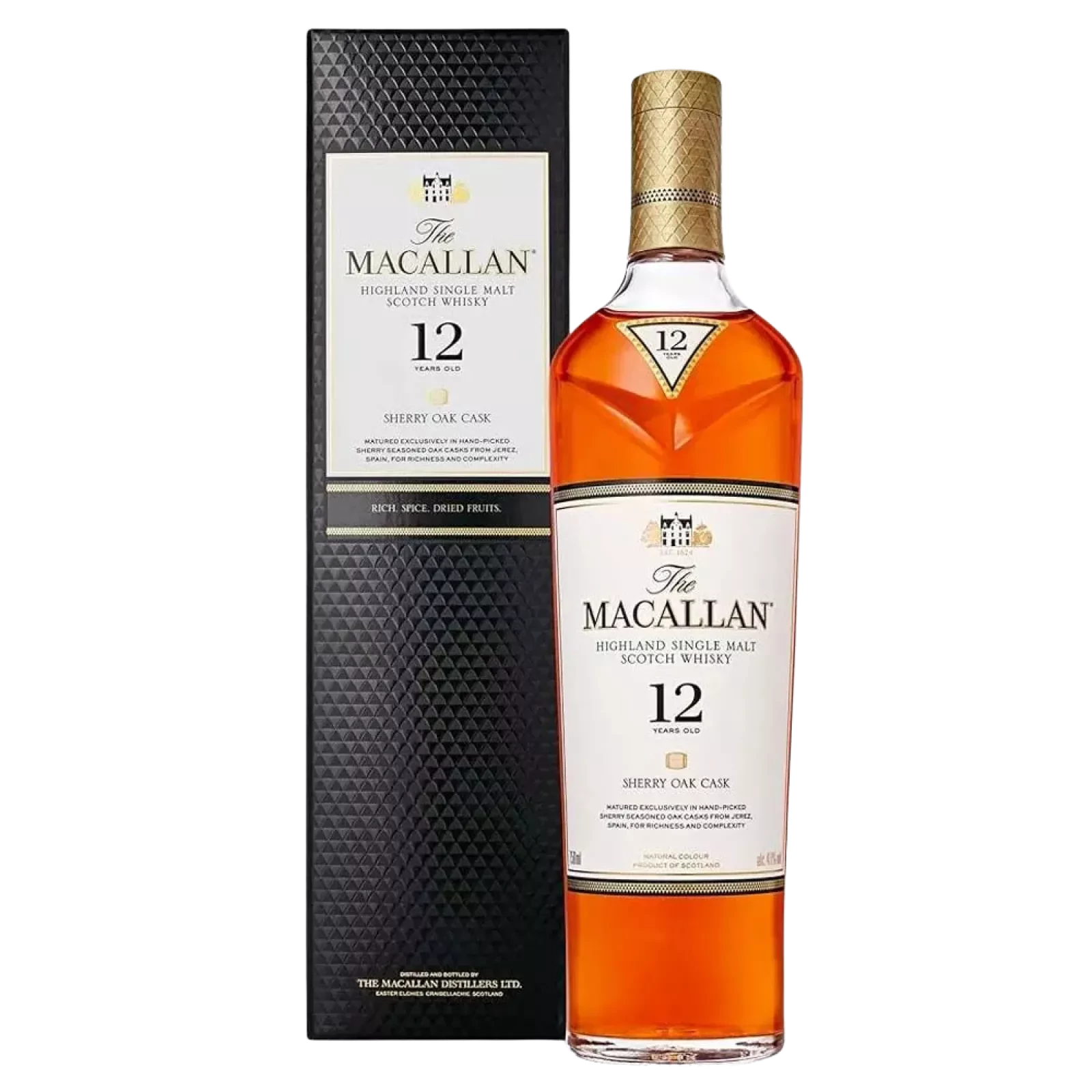 Macallan 12 ans Sherry Oak Cask 70cl