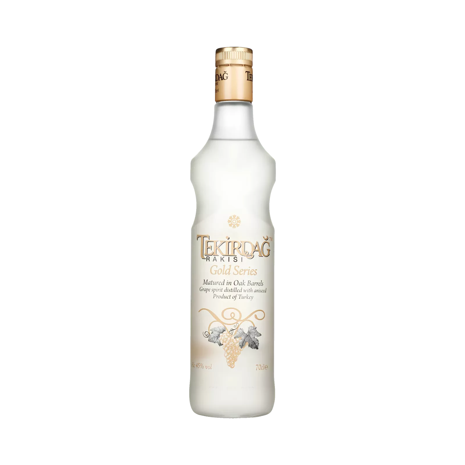 Bouteille de Tekirdag Raki Gold 45° 70cl, raki