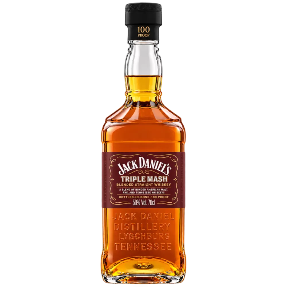 Bouteille de Jack Daniels Triple Mash 70cl, rye whiskey