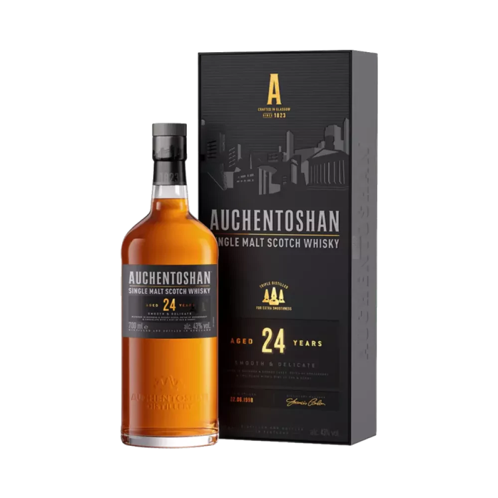 Bouteille de Auchentoshan 24 Years 43° 70cl