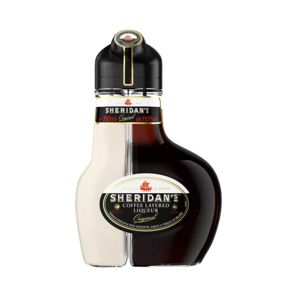 Bouteille de Sheridan’s 15,5° 70cl, liqueur