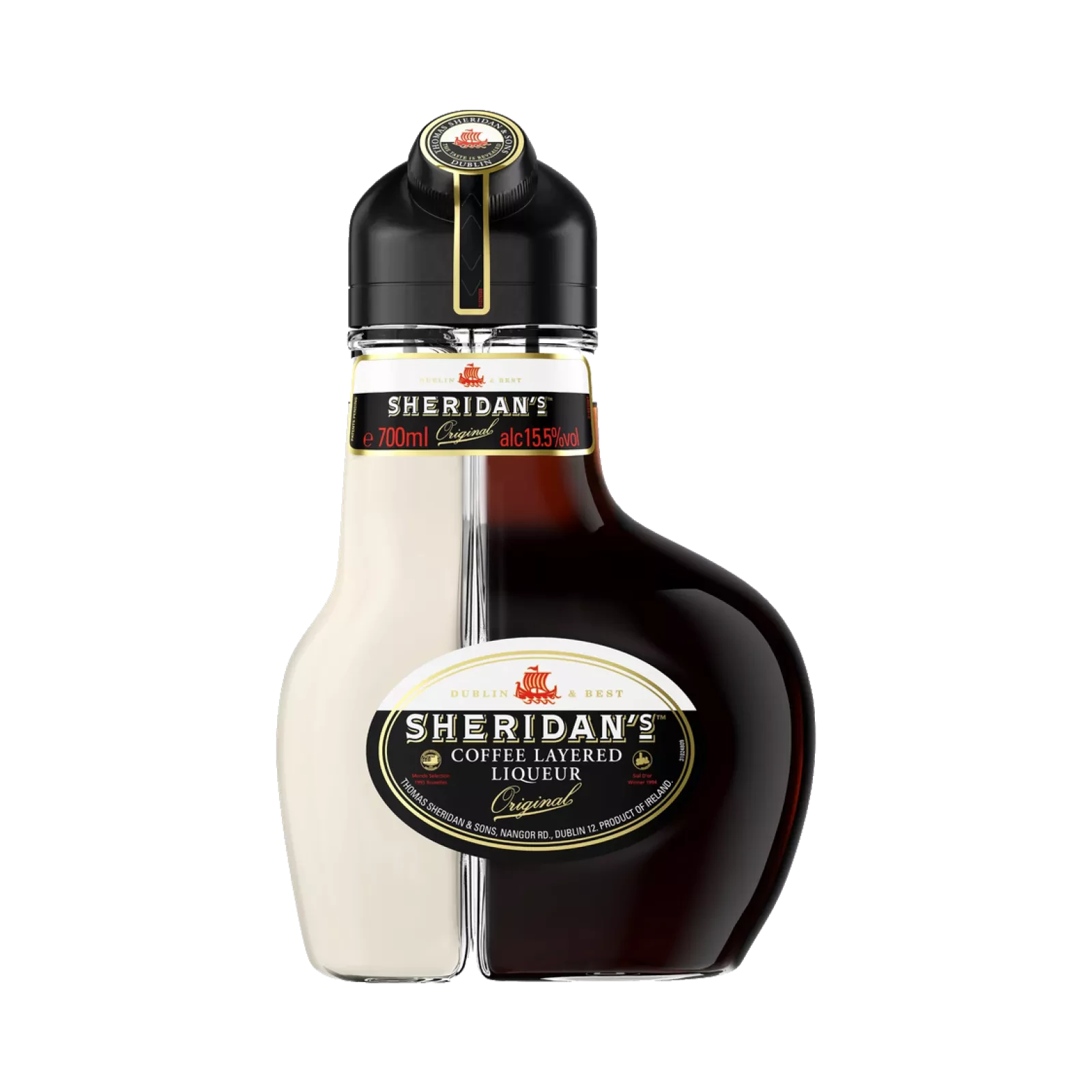 Bouteille de Sheridan’s 15,5° 70cl, liqueur
