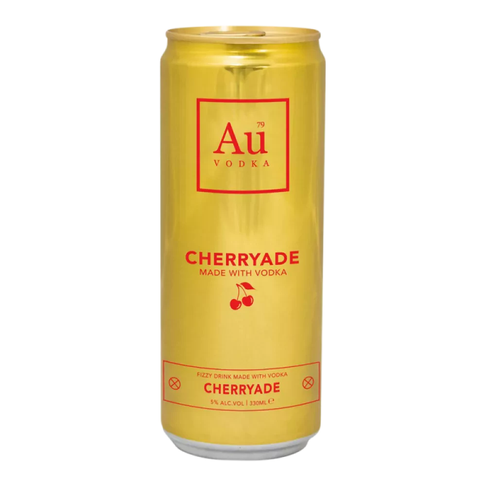 Bouteille de Au Vodka Cherryade Can 5° 0.33L, vodka