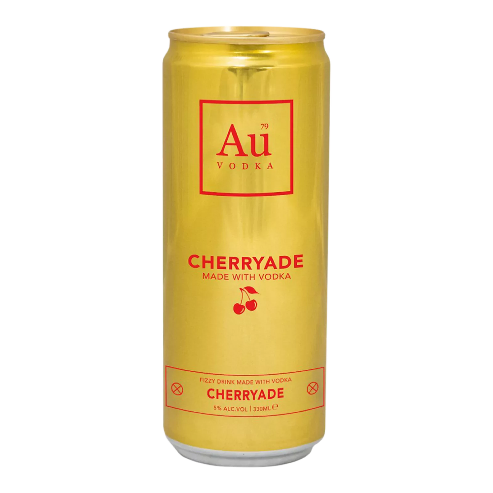 Bouteille de Au Vodka Cherryade Can 5° 0.33L, vodka