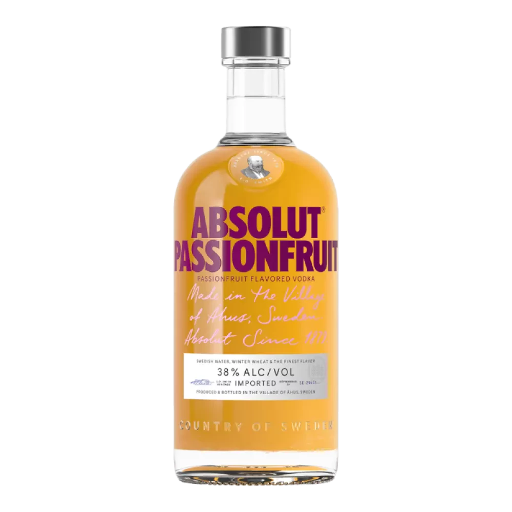 Bouteille de Absolut Passionfruit 38° 70cl, vodka