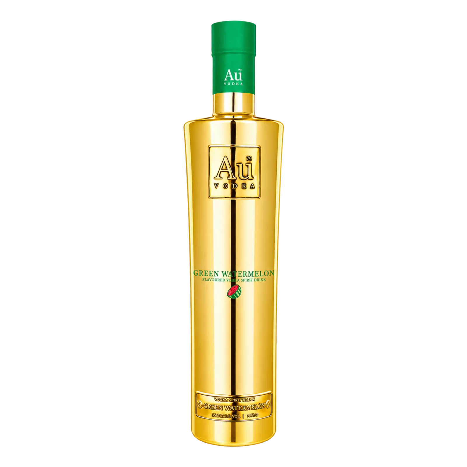 Bouteille de Au Vodka Green Watermelon 35.2° 70cl, vodka