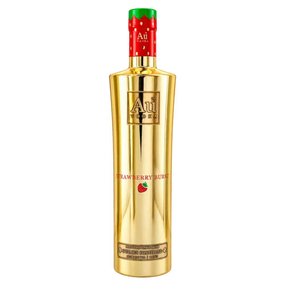 Bouteille de Au Vodka Strawberry Burst 35.2° 70cl, vodka
