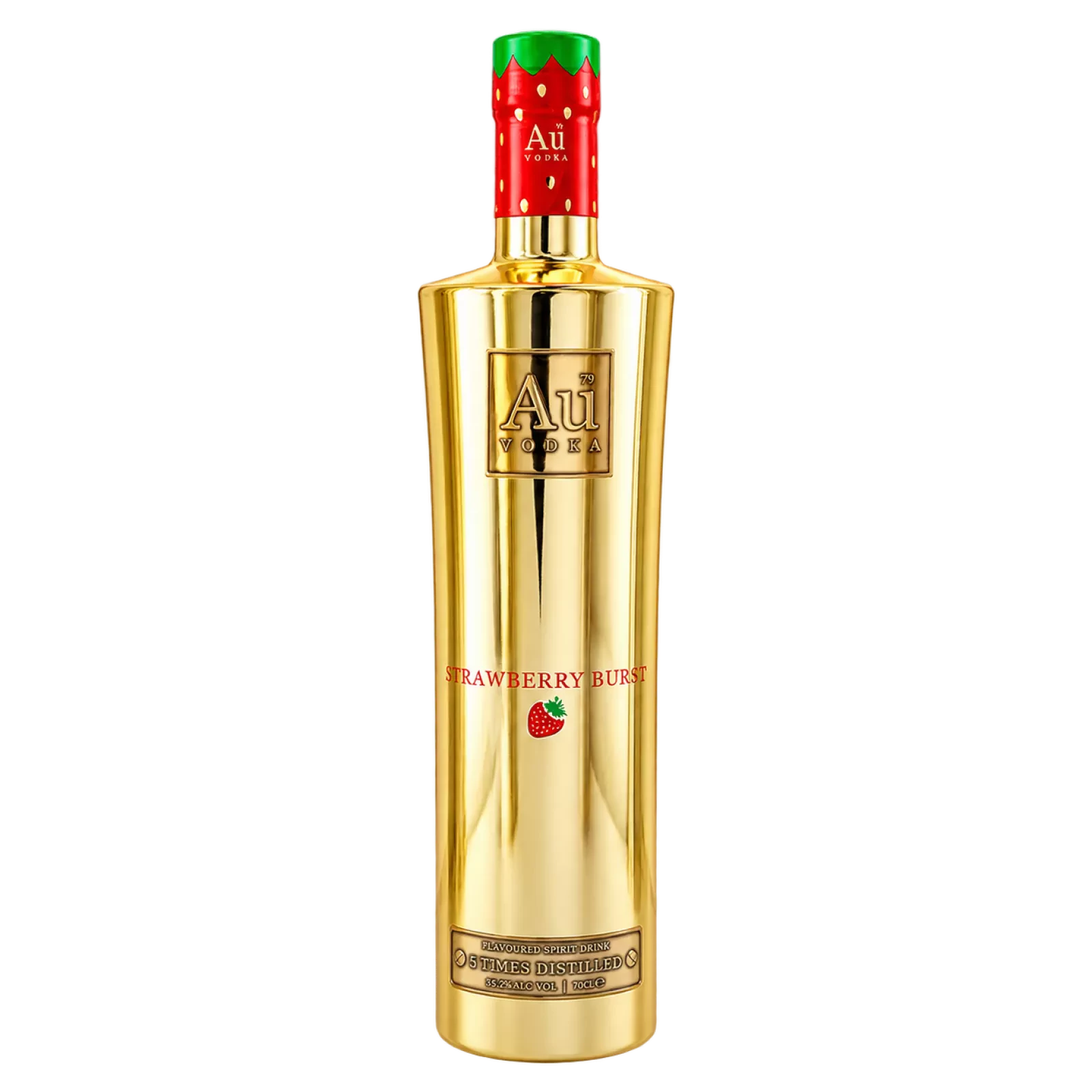 Bouteille de Au Vodka Strawberry Burst 35.2° 70cl, vodka