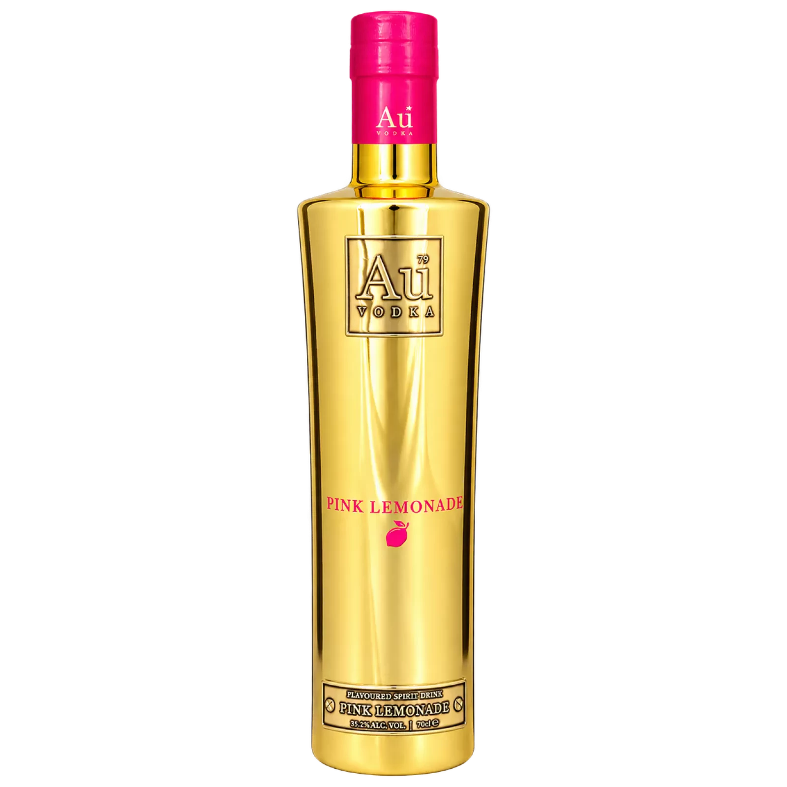 Bouteille de Au Vodka Pink Lemonade 35.2° 70cl, vodka