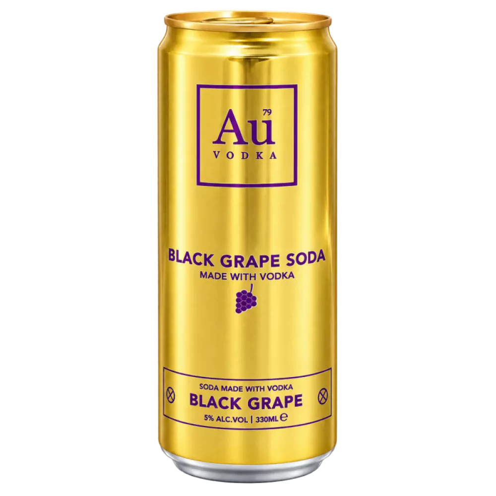 Bouteille de Au Vodka Black Grape 5° 0.33L, vodka