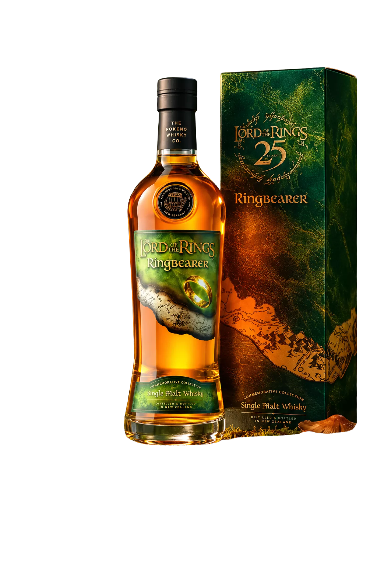 Ringbearer whisky Lord of the Rings, Pōkeno single malt 46% 70cl