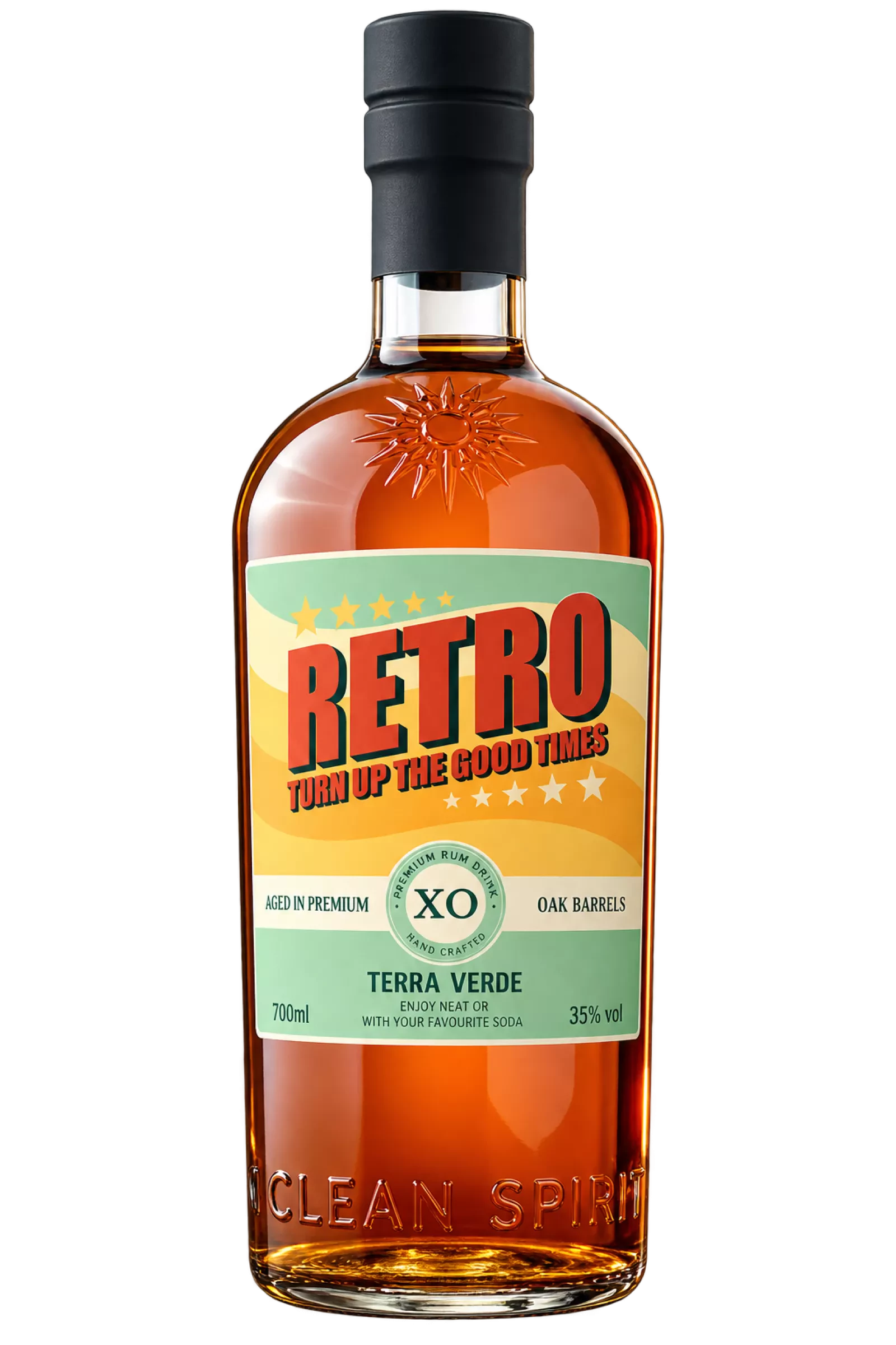 Bouteille de Terra Verde Rétro République Dominicaine 35° 70cl