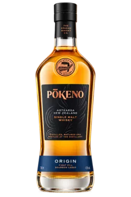 Bouteille de Pokeno Origin single malt whisky Nouvelle-Zélande 43° 70cl