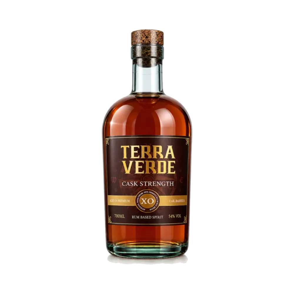 Bouteille de Terra Verde XO Cask Strength, rhum dominicain, 54° 70cl