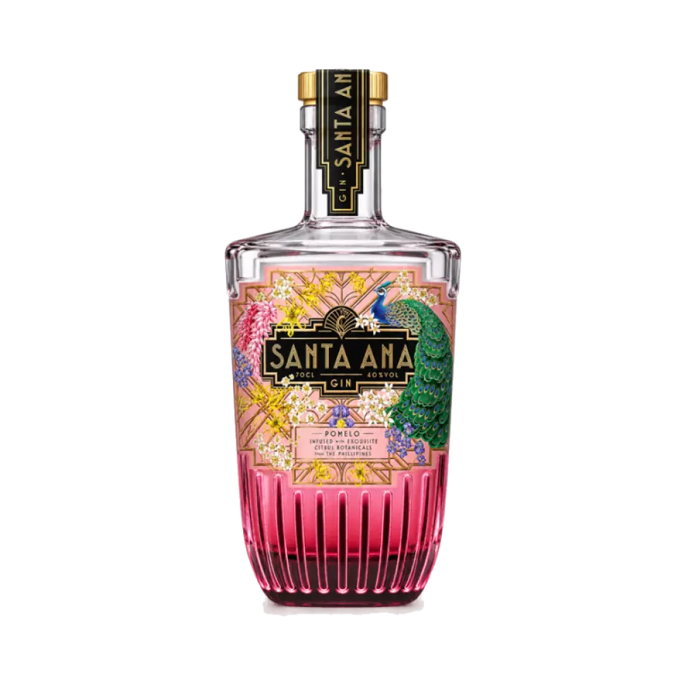 Bouteille de Santa Ana Gin Pomelo, gin aux agrumes des Philippines, 40° 70cl