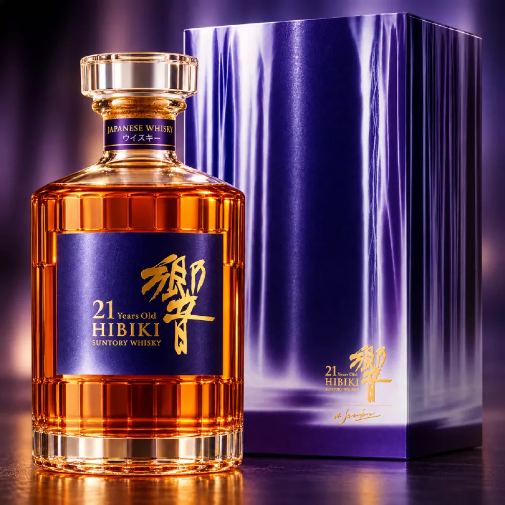 Hibiki 21 ans Hiroshi Senju Edition 70cl, édition limitée