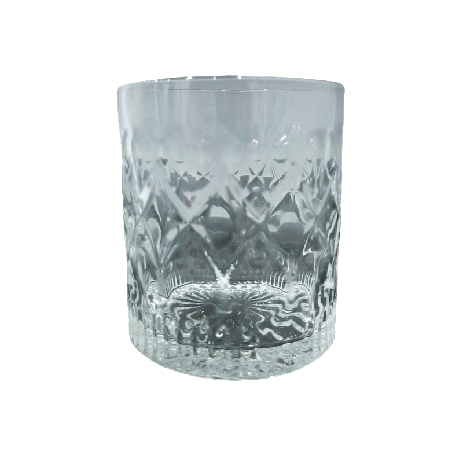 Verre à whisky cristal taillé transparent premium