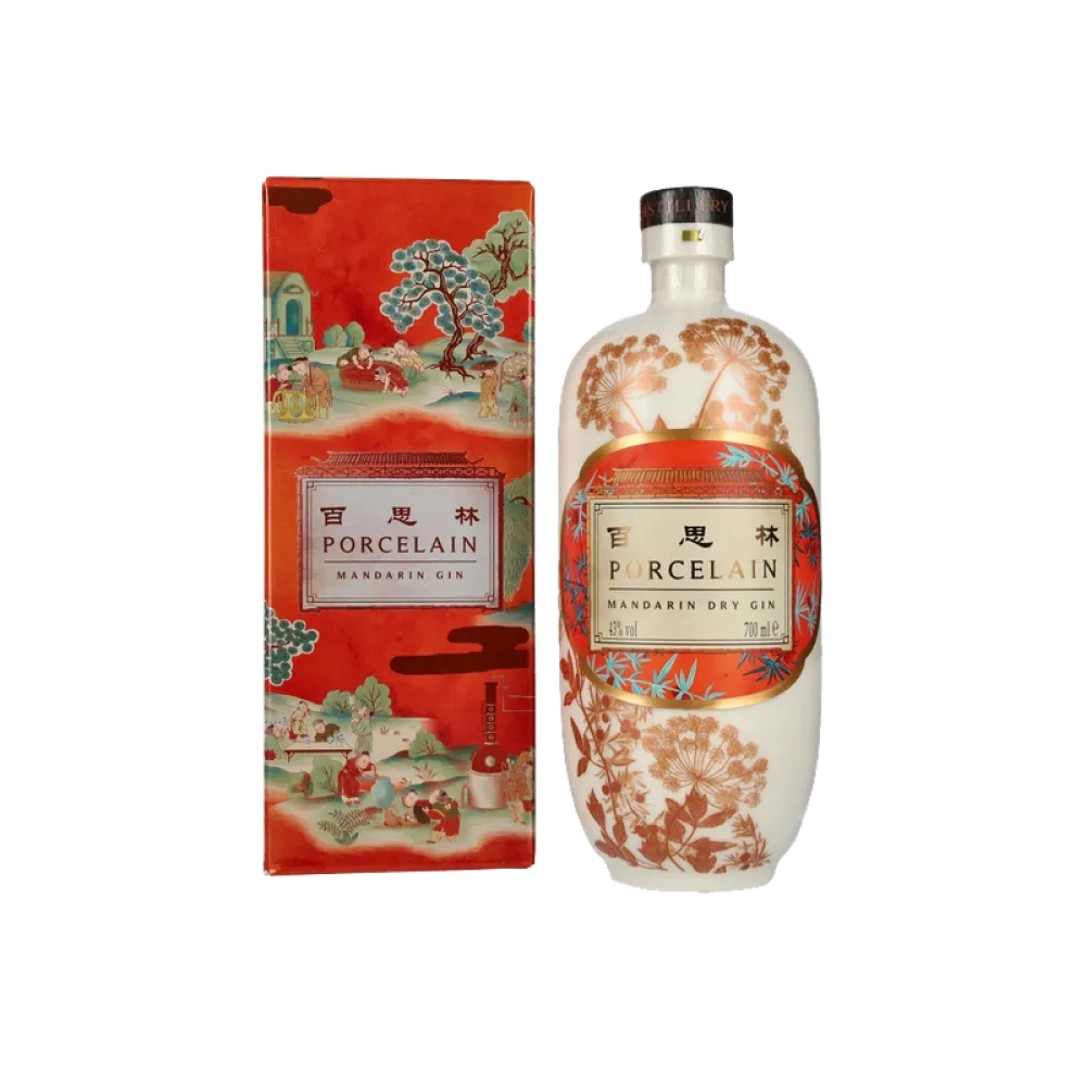Porcelain Shanghai Dry Gin Mandarin 43° 70cl gin premium chinois